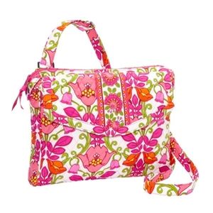 Vera Bradley Laptop Tablet Book Business College Bag Hipster Lilli Bell